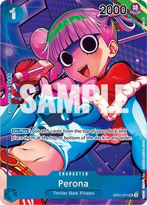 Image for Perona (Box Topper) (OP01-077) (Romance Dawn) - One Piece Card Game