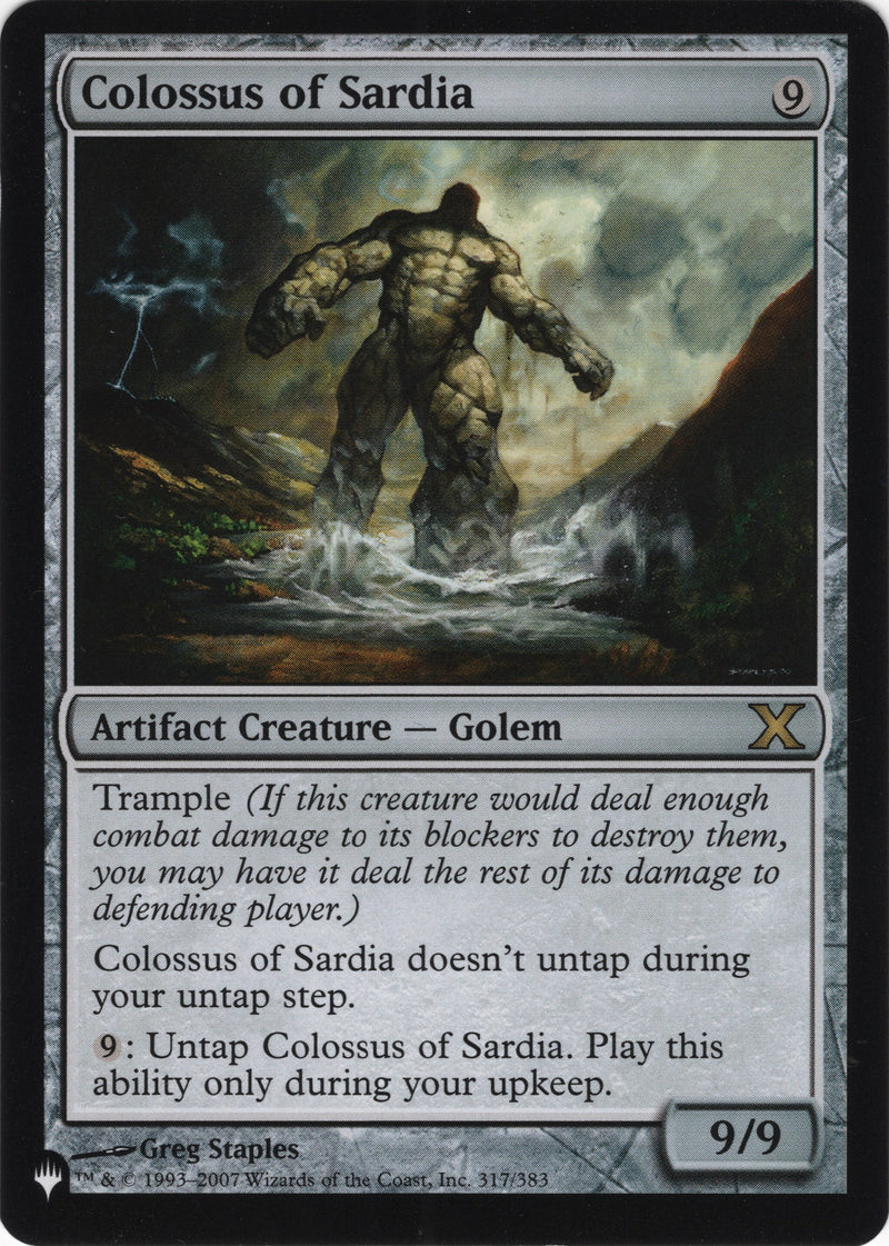 Colossus of Sardia (317/383) (The List Reprints)