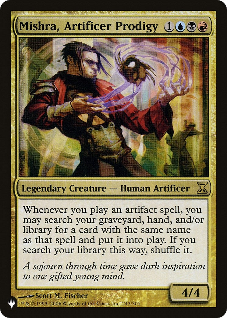 Mishra, Artificer Prodigy (243/301) (The List Reprints)