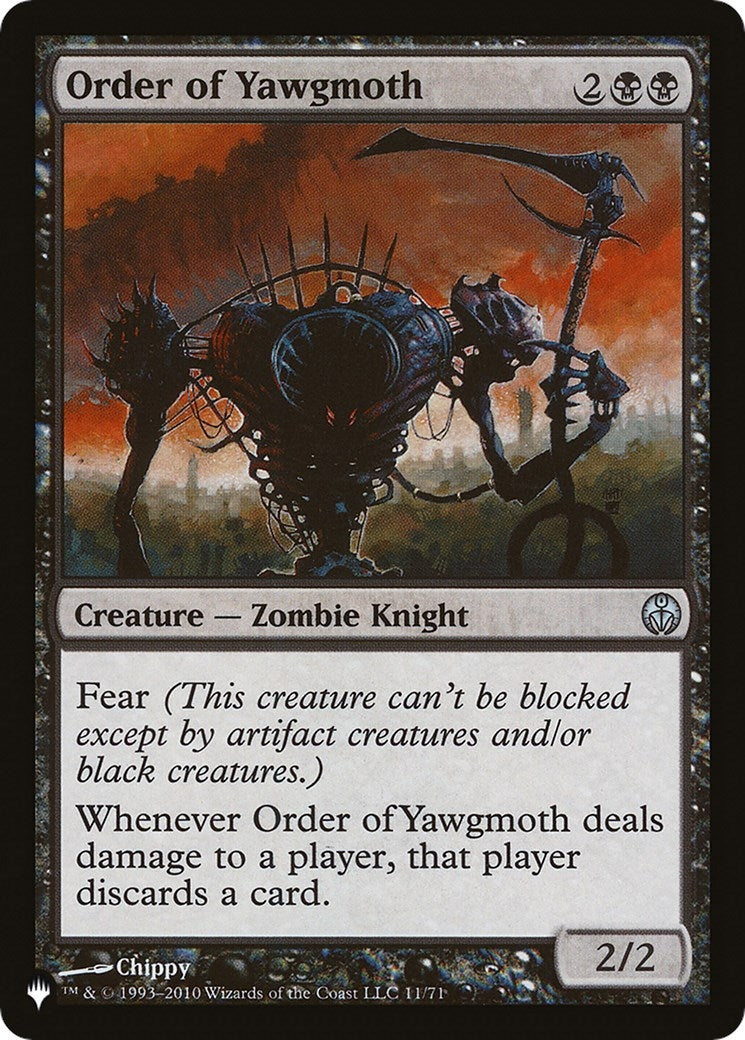 Order of Yawgmoth (DDE) (Nov-71) (The List Reprints)