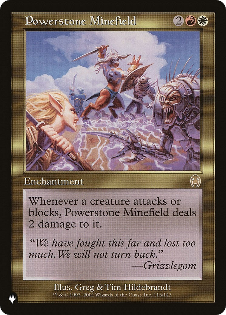 Powerstone Minefield (115/143) (The List Reprints)