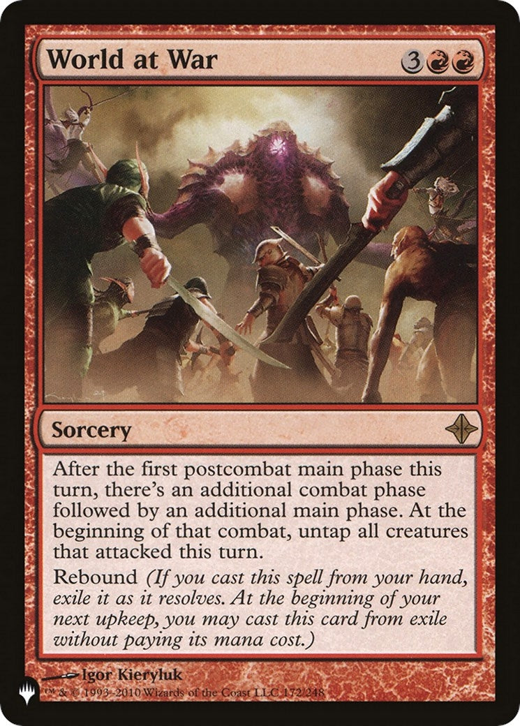 Image for World at War (172/248) - Magic: The Gathering