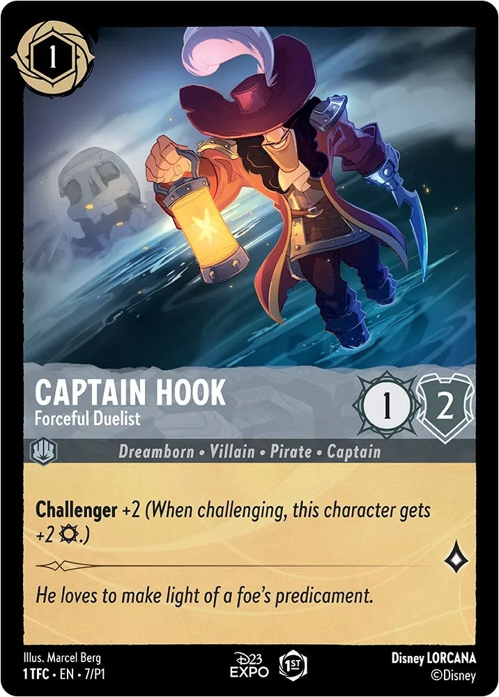 Captain Hook - Forceful Duelist (7) (D23 Promos)