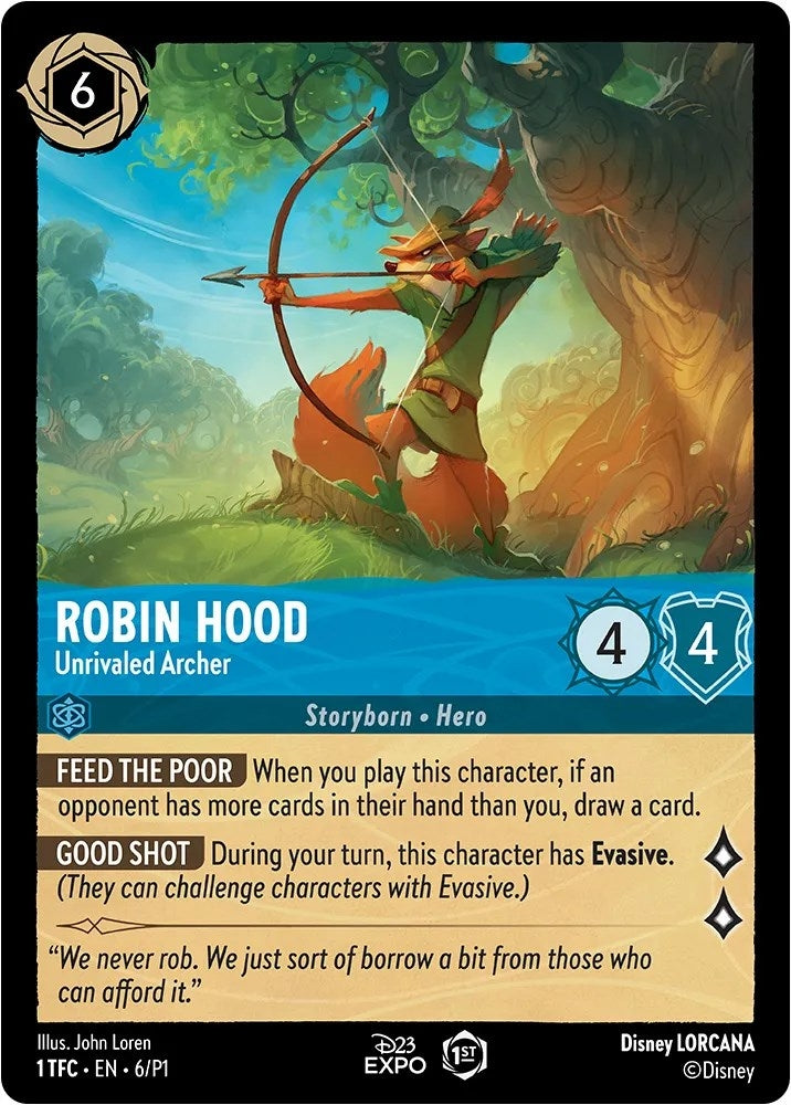 Robin Hood - Unrivaled Archer (6) (D23 Promos)