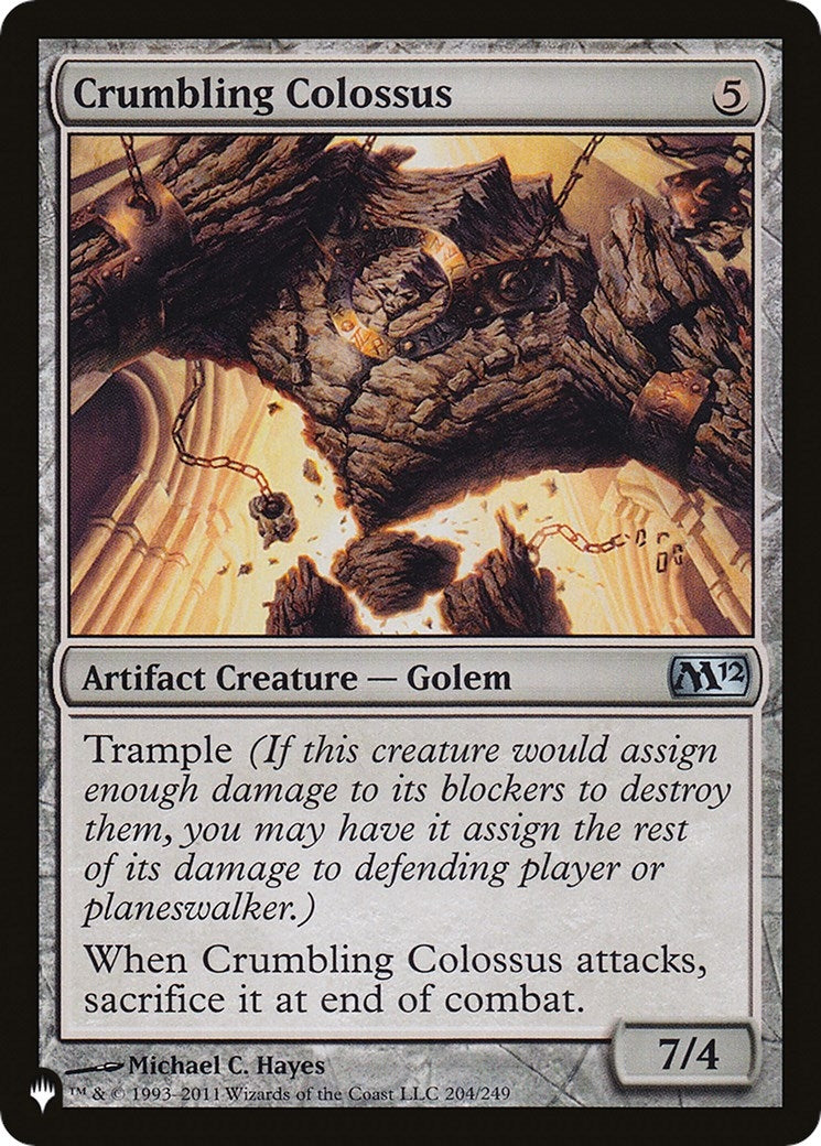 Crumbling Colossus (204/249) (The List Reprints)