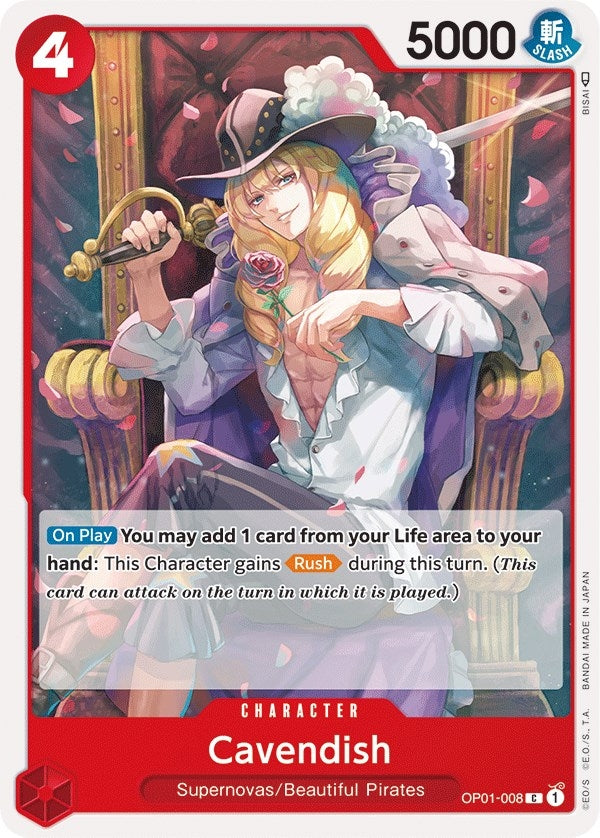 Cavendish (OP01-008) (Romance Dawn)