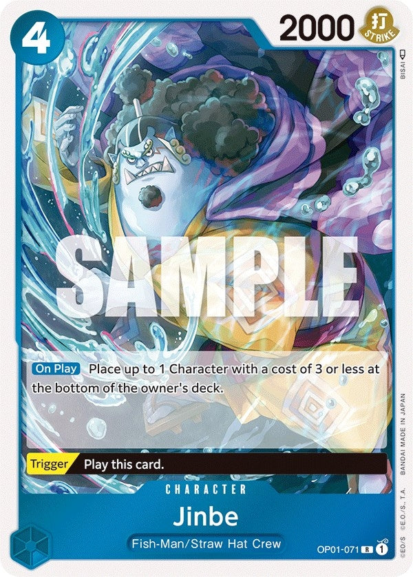 Image for Jinbe (071) (OP01-071) (Romance Dawn) - One Piece Card Game