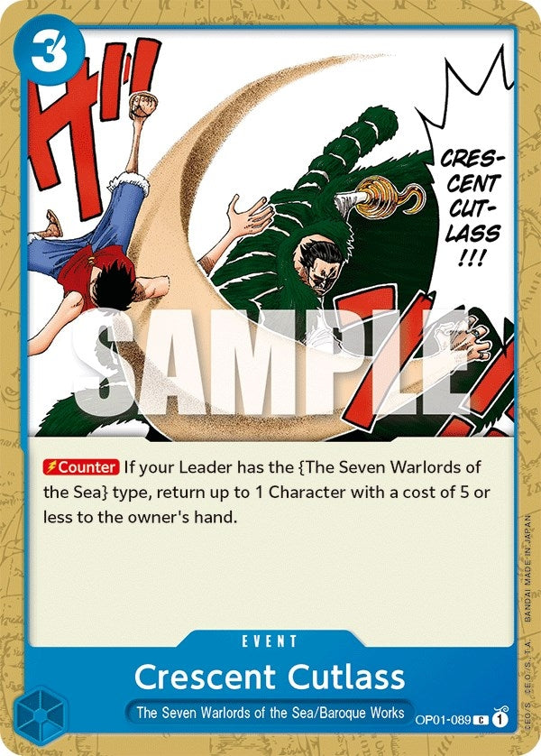 Image for Crescent Cutlass (OP01-089) (Romance Dawn) - One Piece Card Game