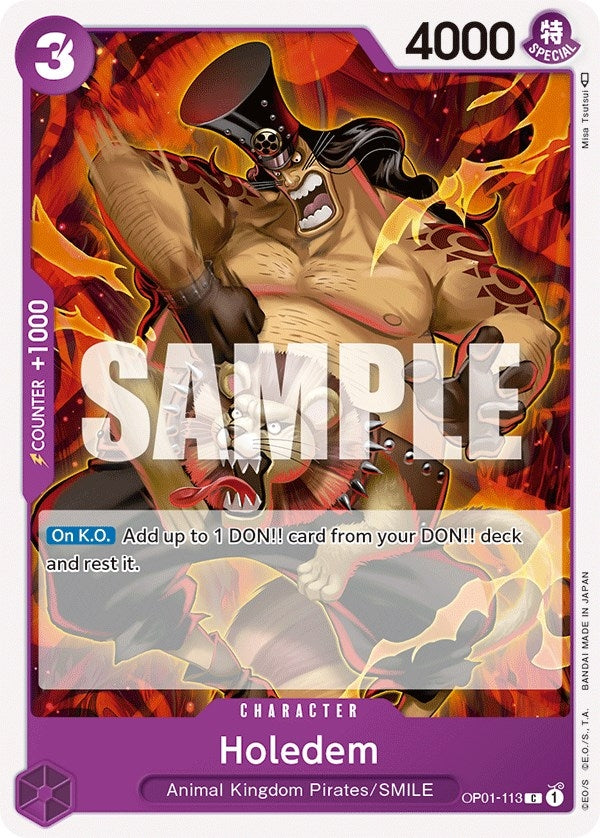 Image for Holedem (OP01-113) (Romance Dawn) - One Piece Card Game