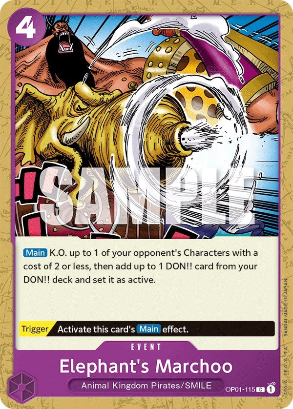 Image for Elephant's Marchoo (OP01-115) (Romance Dawn) - One Piece Card Game