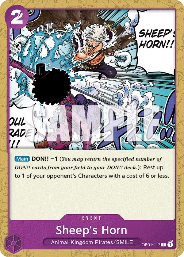 Image for Sheep's Horn (OP01-117) (Romance Dawn) - One Piece Card Game