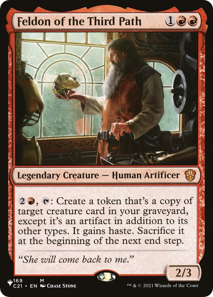 Feldon of the Third Path (169/081) (The List Reprints)