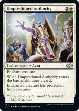Image for Unquestioned Authority (260) - Magic: The Gathering