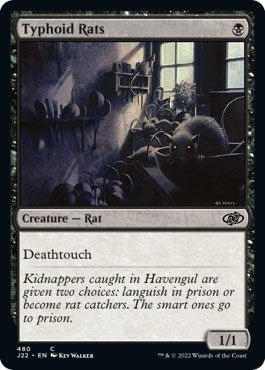 Image for Typhoid Rats (480) - Magic: The Gathering