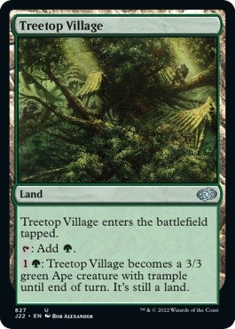 Image for Treetop Village (827) - Magic: The Gathering