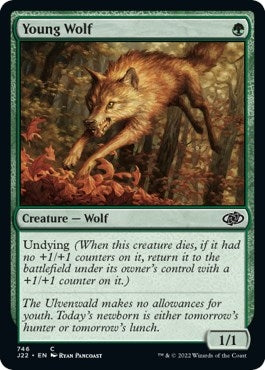 Image for Young Wolf (746) - Magic: The Gathering