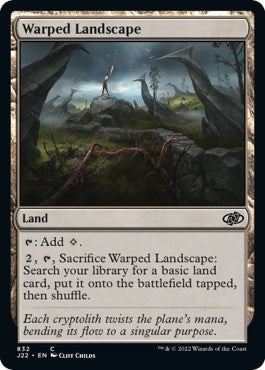 Image for Warped Landscape (832) - Magic: The Gathering
