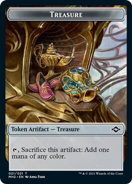 Treasure // Insect Double-sided Token (Secret Lair) (21 // 18)