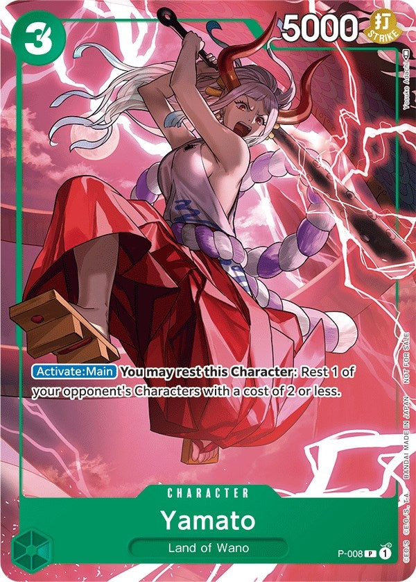 Yamato (Tournament Pack Vol. 1) (P-008) (One Piece Promotion Cards)