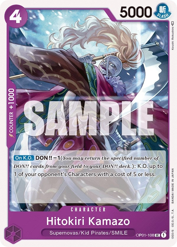 Image for Hitokiri Kamazo (OP01-108) (Romance Dawn) - One Piece Card Game