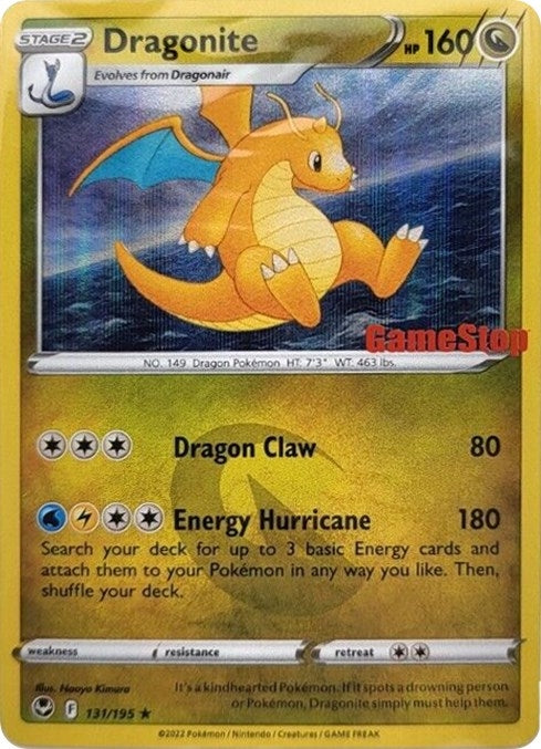 Image for Dragonite - 131/195 (Gamestop Exclusive) (131/195) (Miscellaneous Cards & Products) - Pokemon