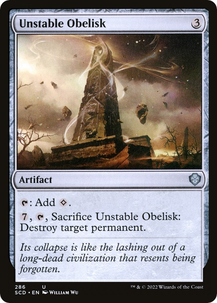 Image for Unstable Obelisk (286) - Magic: The Gathering