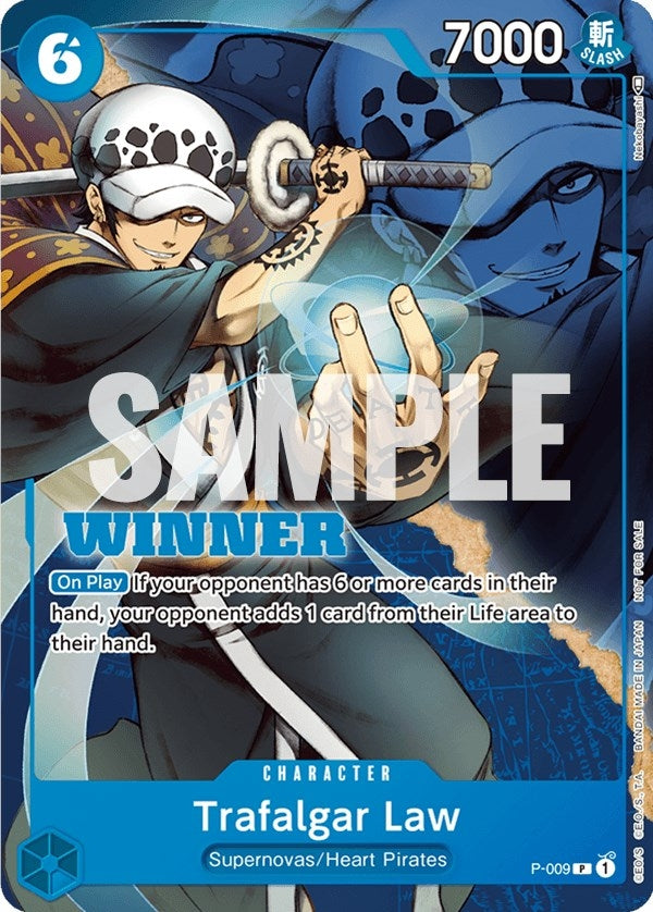 Trafalgar Law - P-009 (Winner Pack Vol. 1) (P-009) (One Piece Promotion Cards)