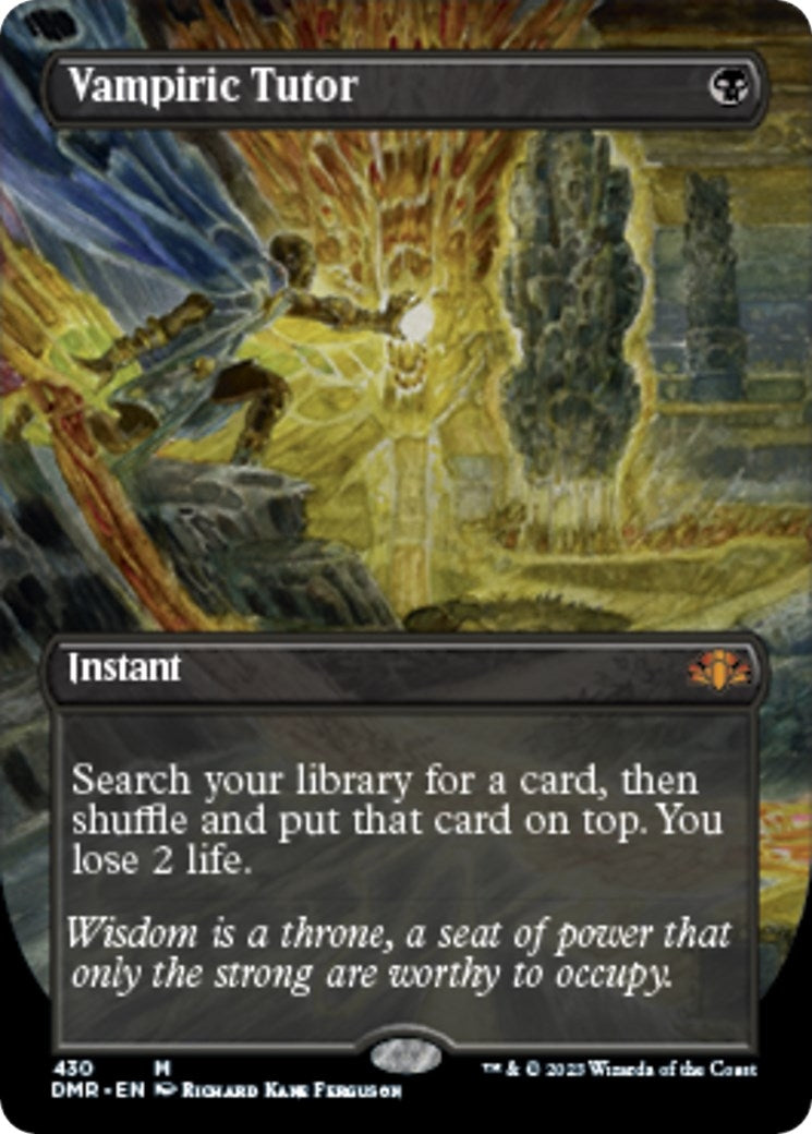 Image for Vampiric Tutor (Borderless) (430) - Magic: The Gathering