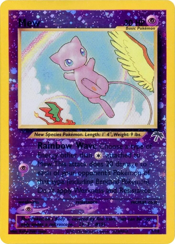 Image for Mew (01/18) (Southern Islands) - Pokemon