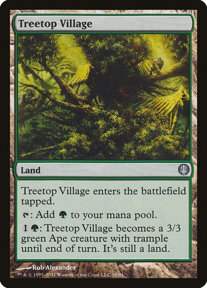 Image for Treetop Village (38) - Magic: The Gathering