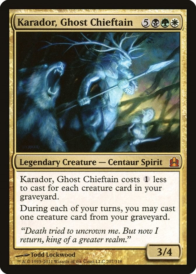 Karador, Ghost Chieftain (207) (Commander)