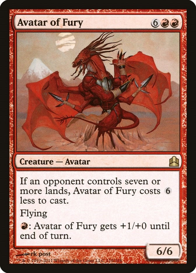 Avatar of Fury (110) (Commander)