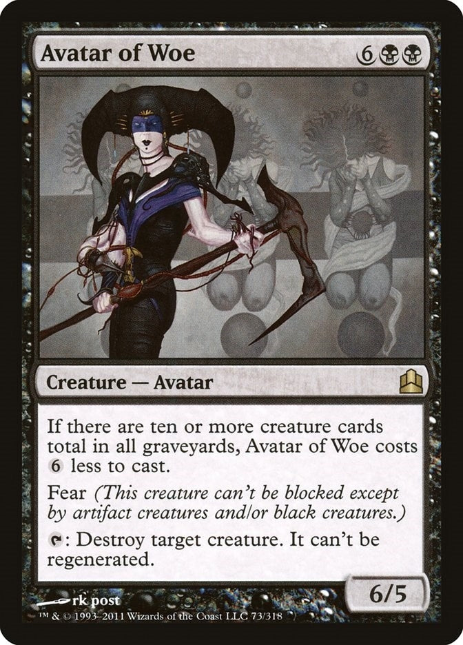 Avatar of Woe (73) (Commander)