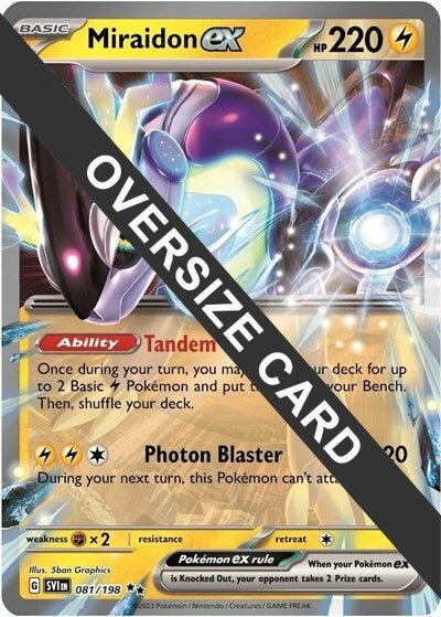 Image for Miraidon ex (081/198) (Jumbo Cards) - Pokemon