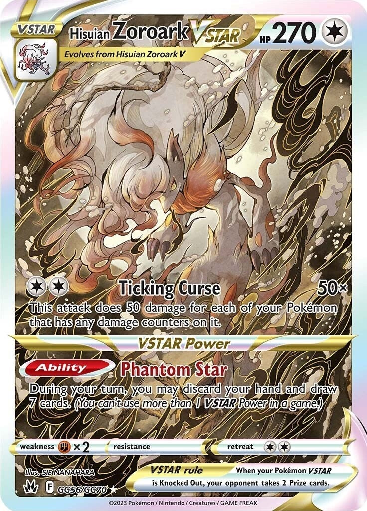 Image for Hisuian Zoroark VSTAR (GG56/GG70) (SWSH: Crown Zenith: Galarian Gallery) - Pokemon
