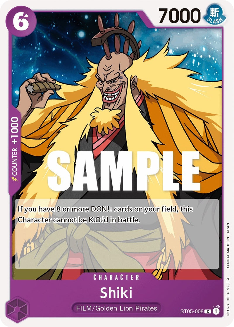 Image for Shiki (ST05-008) (Starter Deck 5: Film Edition) - One Piece Card Game