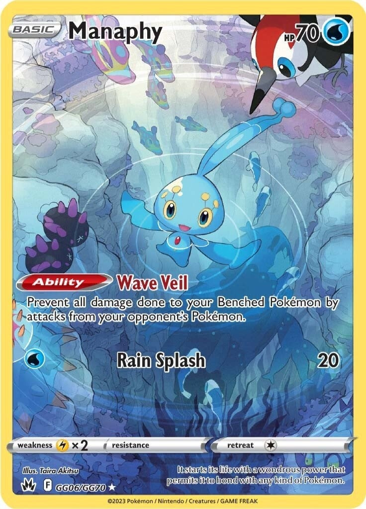 Image for Manaphy (GG06/GG70) (SWSH: Crown Zenith: Galarian Gallery) - Pokemon