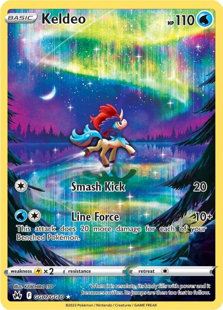 Image for Keldeo (GG07/GG70) (SWSH: Crown Zenith: Galarian Gallery) - Pokemon
