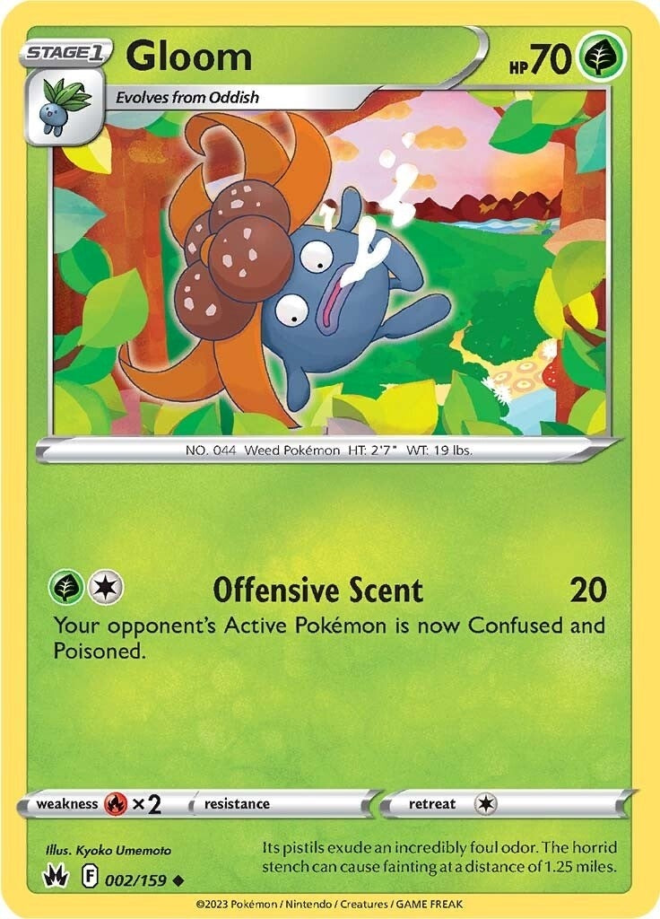 Image for Gloom (002/159) (SWSH: Crown Zenith) - Pokemon