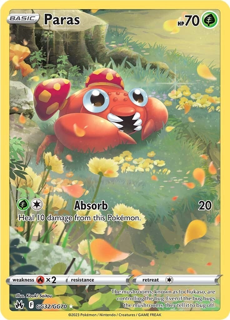 Image for Paras (GG32/GG70) (SWSH: Crown Zenith: Galarian Gallery) - Pokemon
