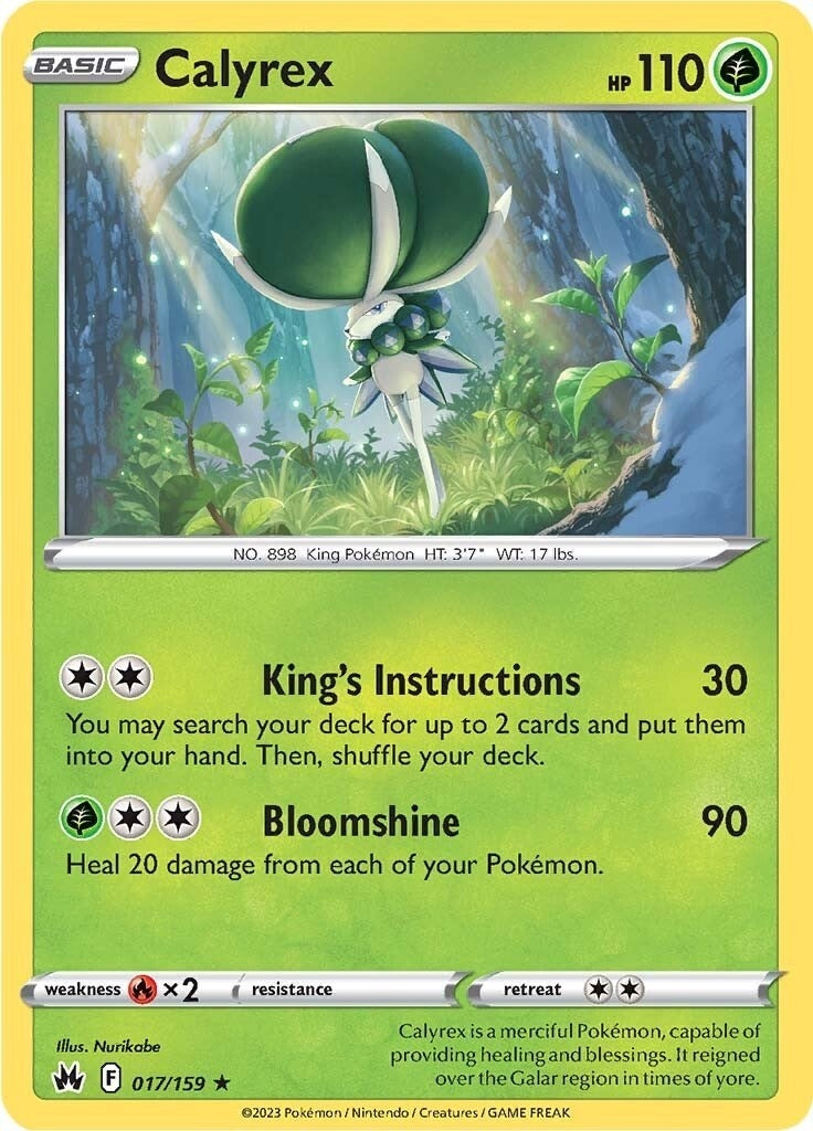 Image for Calyrex (017/159) (Crown Zenith) - Pokemon