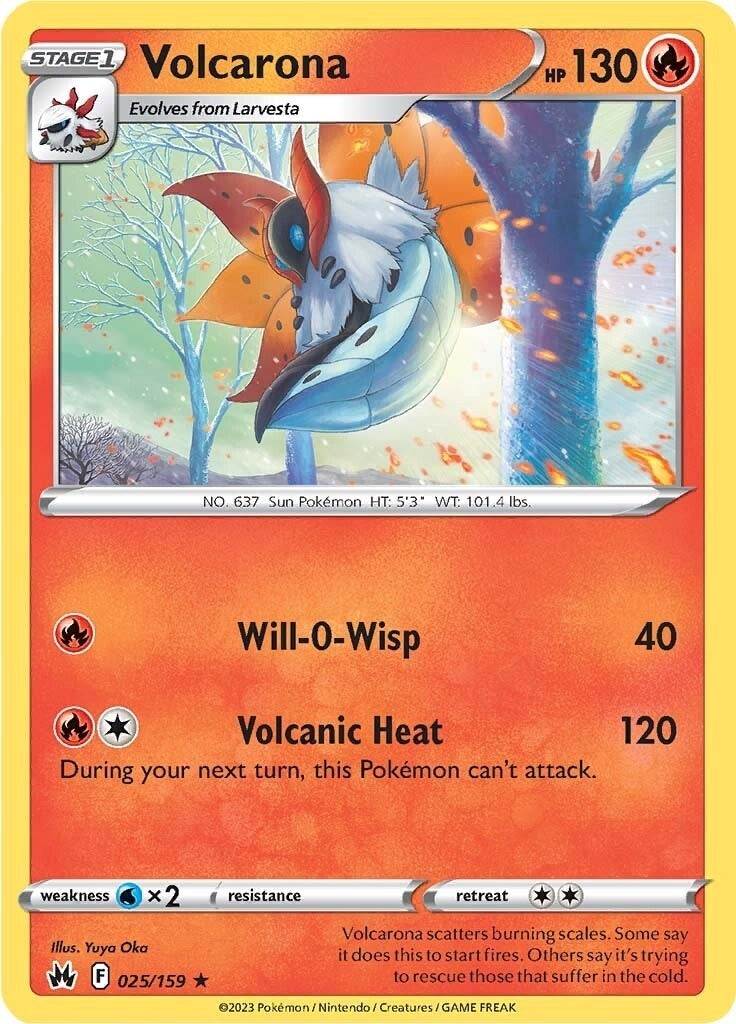 Image for Volcarona (025/159) (SWSH: Crown Zenith) - Pokemon