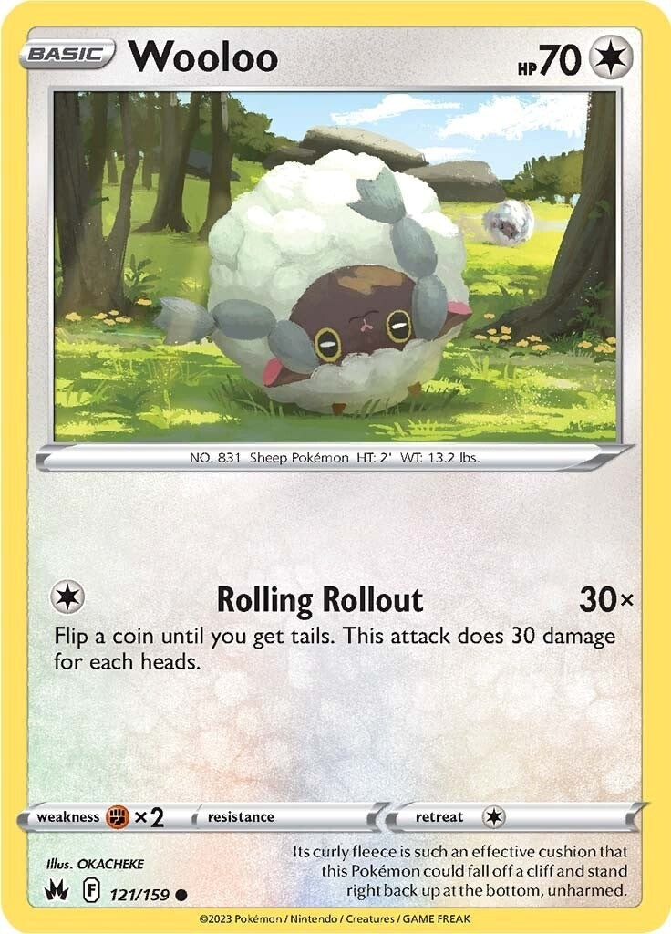 Image for Wooloo (121/159) (SWSH: Crown Zenith) - Pokemon