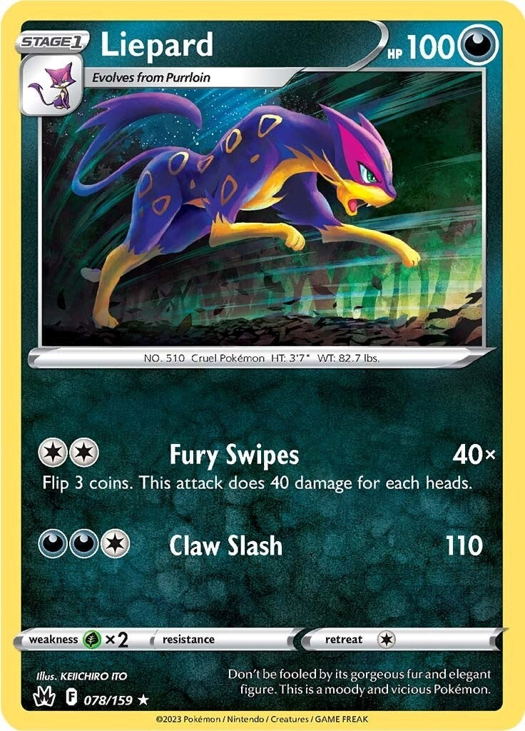 Image for Liepard (078/159) (SWSH: Crown Zenith) - Pokemon
