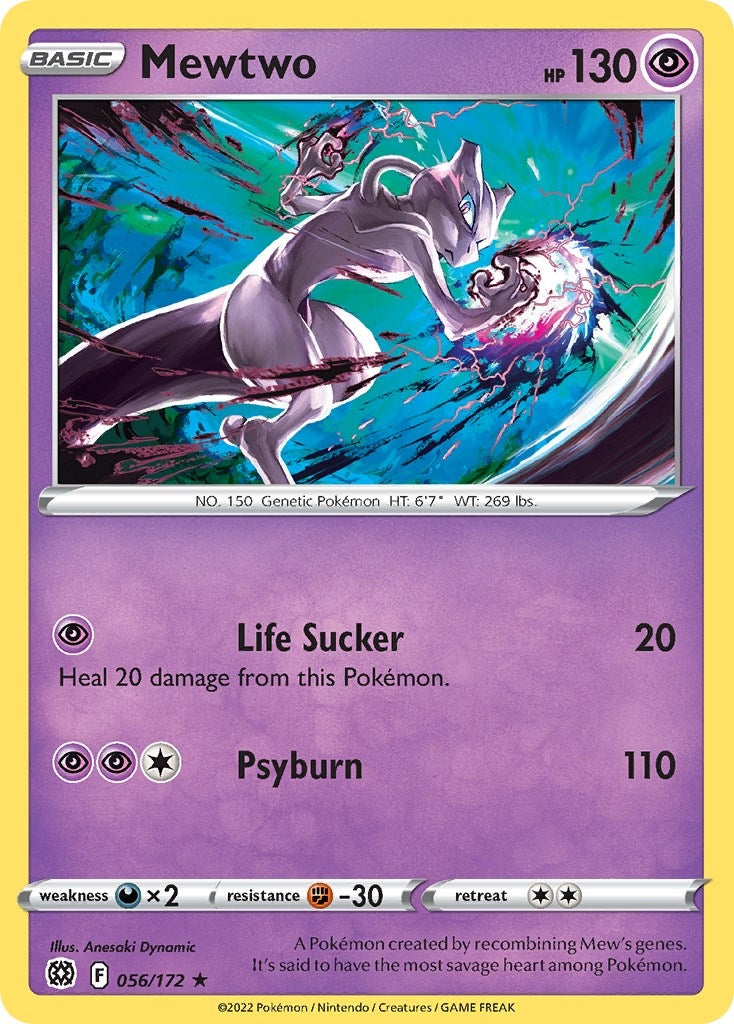 Image for Mewtwo - 056/172 (Cosmos Holo) (056/172) (Miscellaneous Cards & Products) - Pokemon