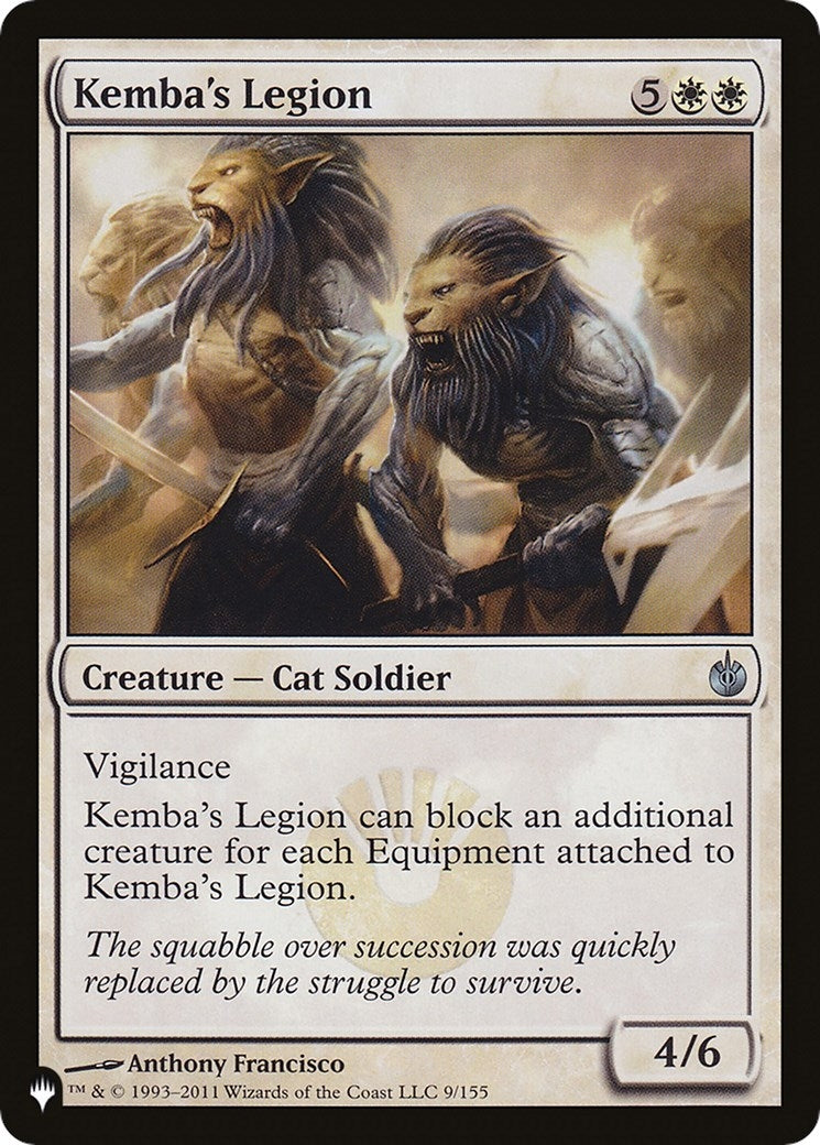 Kemba's Legion (9/155) (The List Reprints)