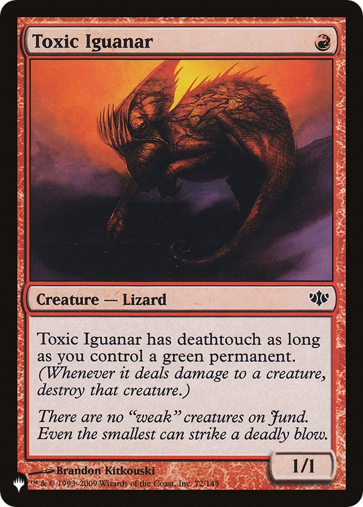 Image for Toxic Iguanar (72/145) - Magic: The Gathering