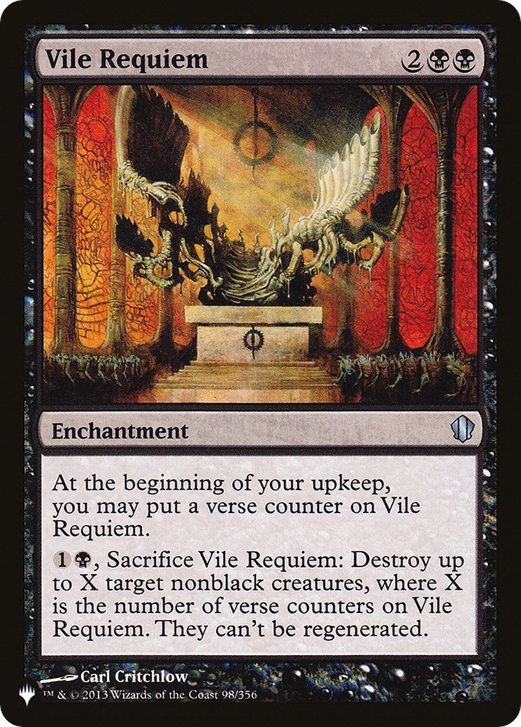 Image for Vile Requiem (C13) (98/356) - Magic: The Gathering
