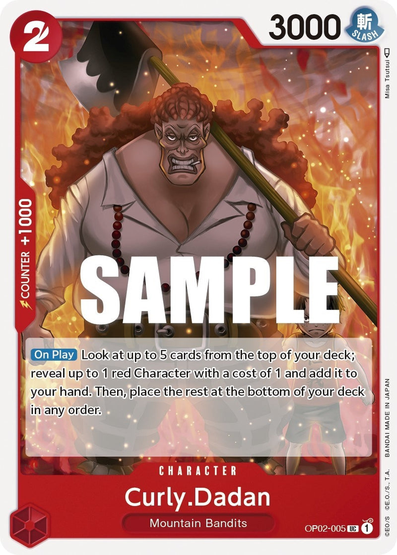 Image for Curly.Dadan (OP02-005) (Paramount War) - One Piece Card Game