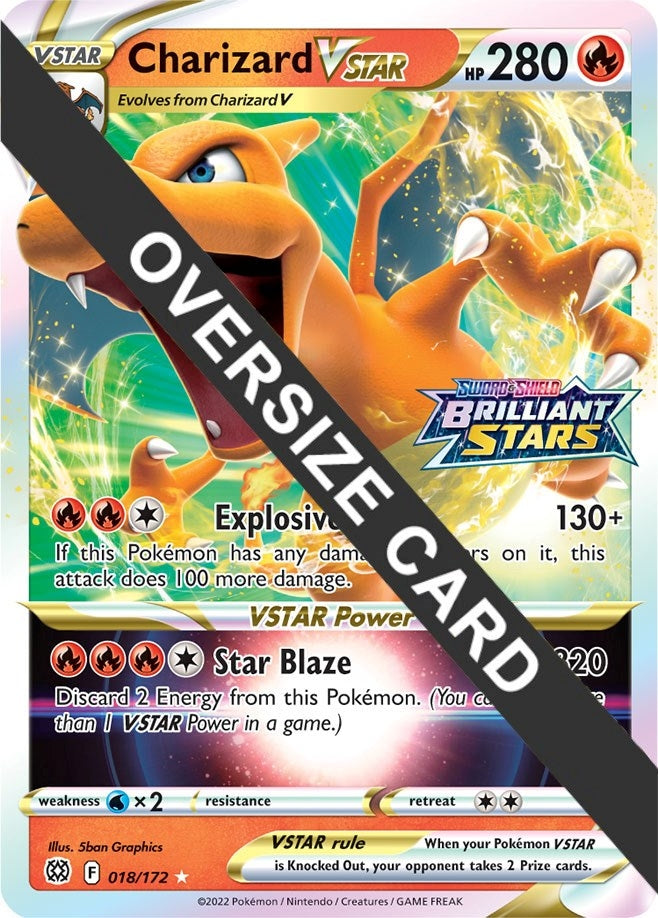 Image for Charizard VSTAR (018/172) (Jumbo Cards) - Pokemon